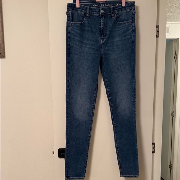 American Eagle Outfitters Denim - American Eagle Outfitters Women's Dark Blue Skinny Jeans